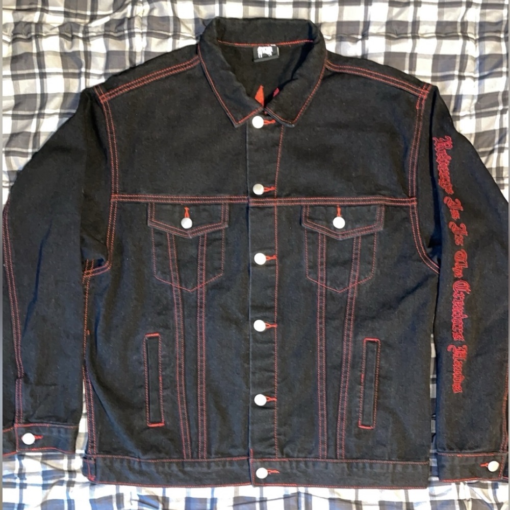 Revenge Denim Trucker Jacket Size XL